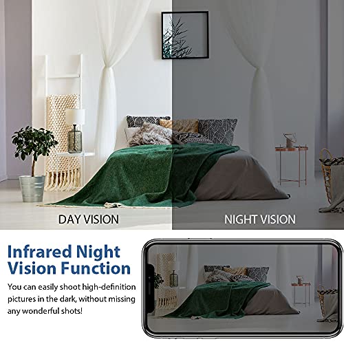 Image of Hidden Camera Clock 1080P HD Wireless Cameras Hidden Camera for Indoor Security WiFi Nanny Cam with Motion Detection for Pet /Children