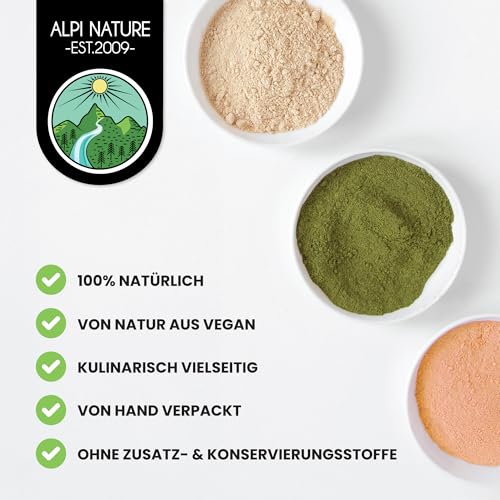 Alpi Nature Brennnessel Pulver 500g, Brennesselpulver, Brennnesselblätter getrocknet und gemahlen