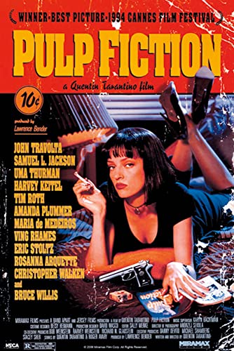 Close Up Pulp Fiction Cover - Póster de Formato Grande (incluidos): 61 x 91,5 cm