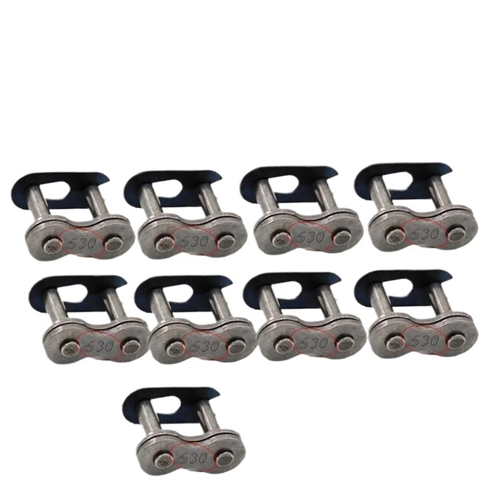 10 pezzi di catena for motocicletta adatti for parti di motociclette 420 428 530 630 428(530 10pcs)
