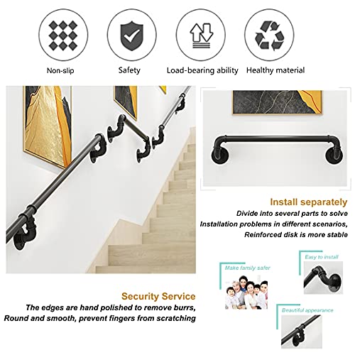 Support de rampe d'escalier extérieur étanche et robuste NZPOST 4,5m