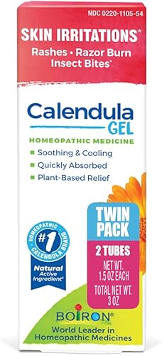 Miniatura 10 de Boiron Gel de caléndula para aliviar erupciones irritaciones de la piel quemaduras por afeitado picaduras de insectos o quemaduras solares No es