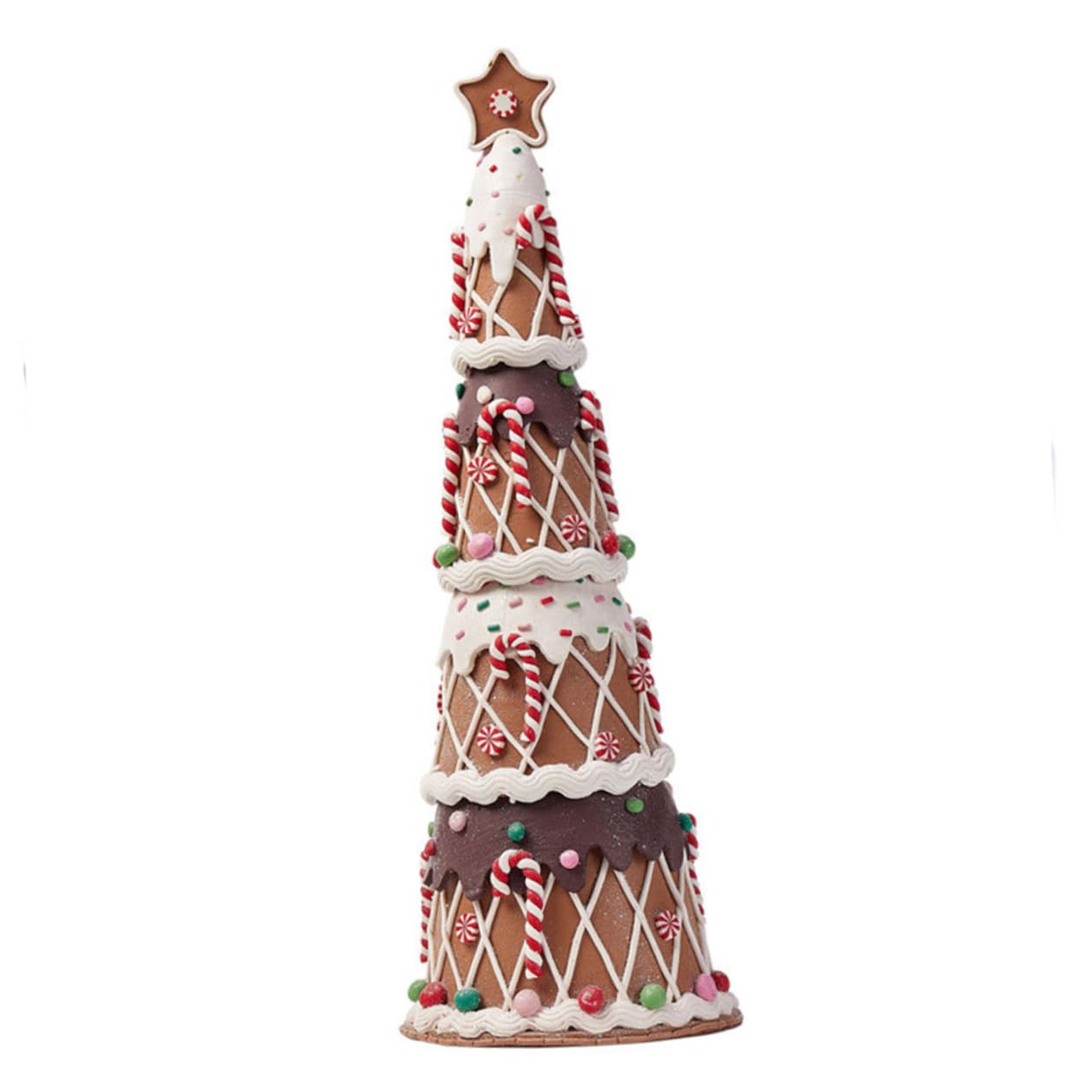 Adornos árbol de Navidad pequeños y de colores para decoración de mesa alegre