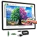 Phylosal Wiederaufladbare A4 LED Lichtpad f&uuml;r Diamantmalerei, ultrad&uuml;nne magnetische Tracing Light Box zum Zeichnen, Diamond Art Light Board mit Seitentaste, Superheller Leuchttisch zum Skizzieren