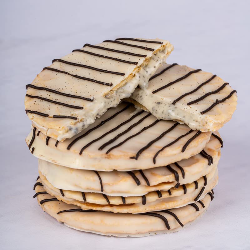 Image of NOVANOVA Cookie & Cream Waffle Chocolates -Vegetarian, 100% Eggless |No Added Preservatives I Freshly Made - Box Of 10(200 Gm)