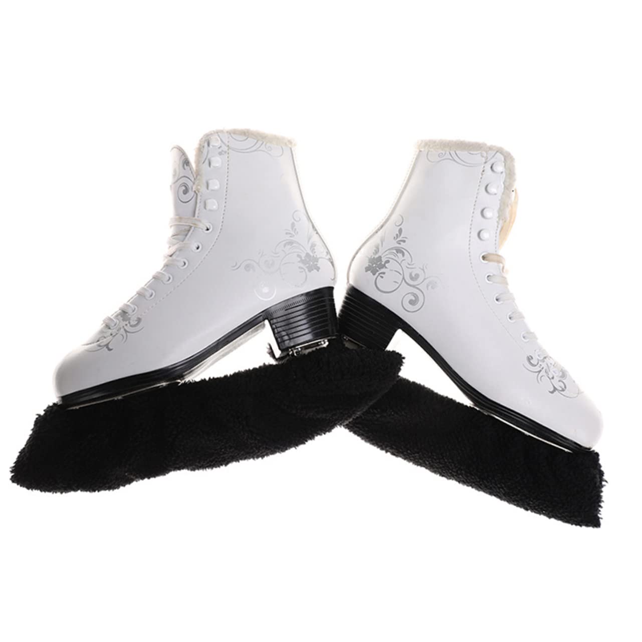 BESPORTBLE Lot De 3 Paires De Protège-Lames pour Patins À Glace Doublure Confortable pour Protéger Vos Lames Et Assurer La Sécurité des Patineurs.
