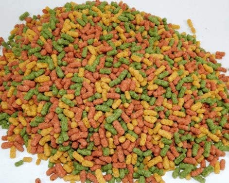 Sac de 4 kg de nourriture pour poissons rouges - Bâtonnets de bassin à 3 compartiments
