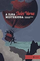 Capa de A ilha misteriosa: edição comentada e ilustrada (Clássicos Zahar)