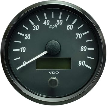 VDO SingleViu 100mm 4" Speedometer - 90 MPH