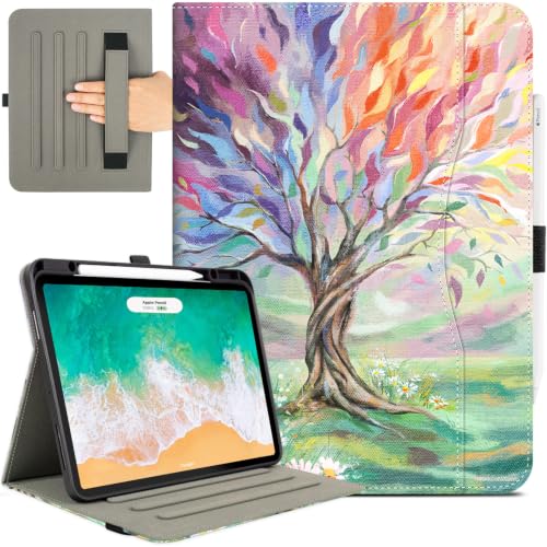 iPad Air 13 inch Case (M4/M3/M2), iPad Pro 12.9 Case Seasons Tree of Life