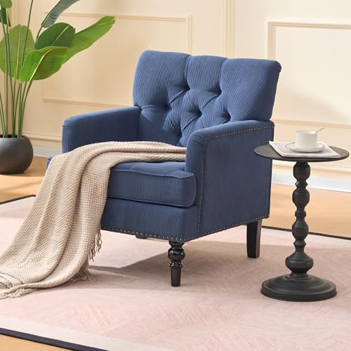Sillón Plegable Terciopelo Azul miniatura 7