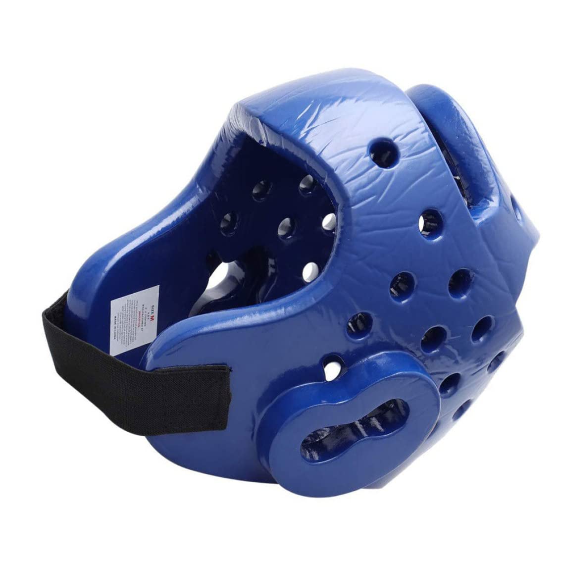 Casco da boxe Caschetto Kickboxing Copricapo Allenamento da combattimento Equipaggiamento protettivo per bambino adulto Rosso Taglia L