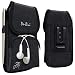 De-Bin iPhone 11, 11 Pro Max, Xs Max, XR, 8 Plus, 7 Plus, 6s Plus, 6 Plus Holster with Zipper Storage Rugged Pouch Belt Holder Belt Case with Clip for Large iPhone with Otterbox, Lifeproof Case on