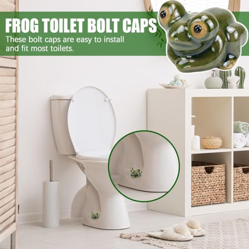 RYGRZJ Tampas de parafuso de vaso sanitário sapo, tampas de parafuso de vaso sanitário, tampas de pa