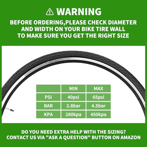 2-Pack 700x35C/38C Bike Tire, Road Bike Replacement Tires