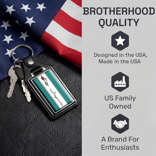 Image of Brotherhood Car Key Chain for Impala - Classic Models Keychain for Men and