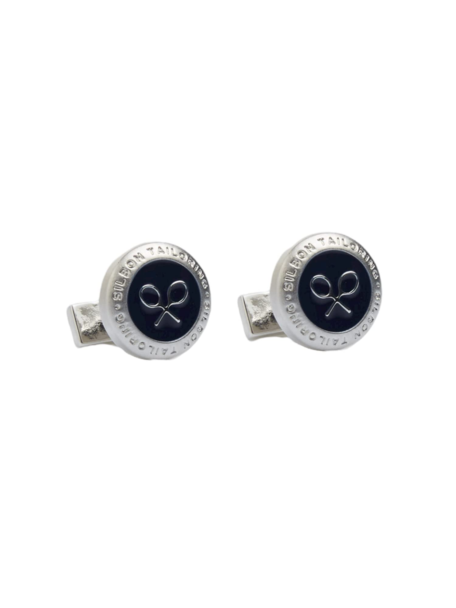 SILBON Gemelo Circulo Tailoring Marino Para Hombre