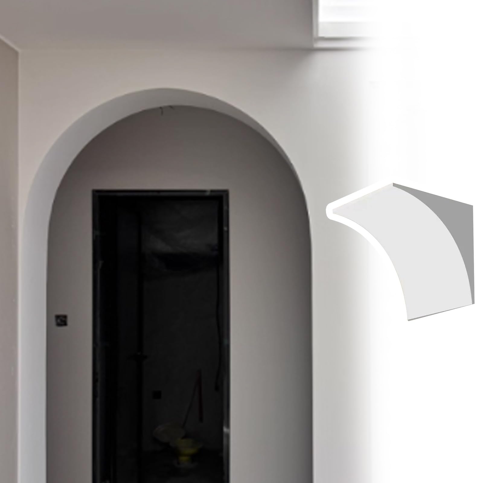 Kit d'arche en mousse pour porte : rénovez vos angles sans maçonnerie