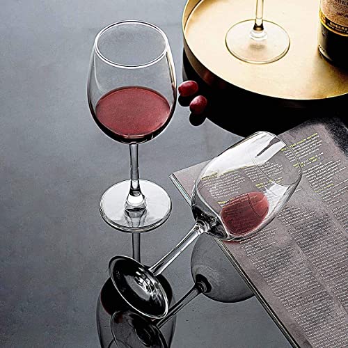 Image of Italian Style Classic White or Red Wine Glasses 360 ml Premium Crystal Clear Diamond Cut Glass | Perfect for Cocktail, Brandy, Mocktail, Champagne Set of 4 (p. Wine Glass$,., 4)
