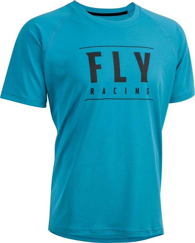 Fly Racing Action Riding Jersey Blue/Black-M | MX Lightweight & Durable Gear