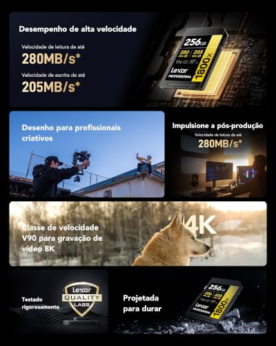 Image of Lexar Profes. 1800X Sdxc Uhs-Ii U3 V60, 256Gb