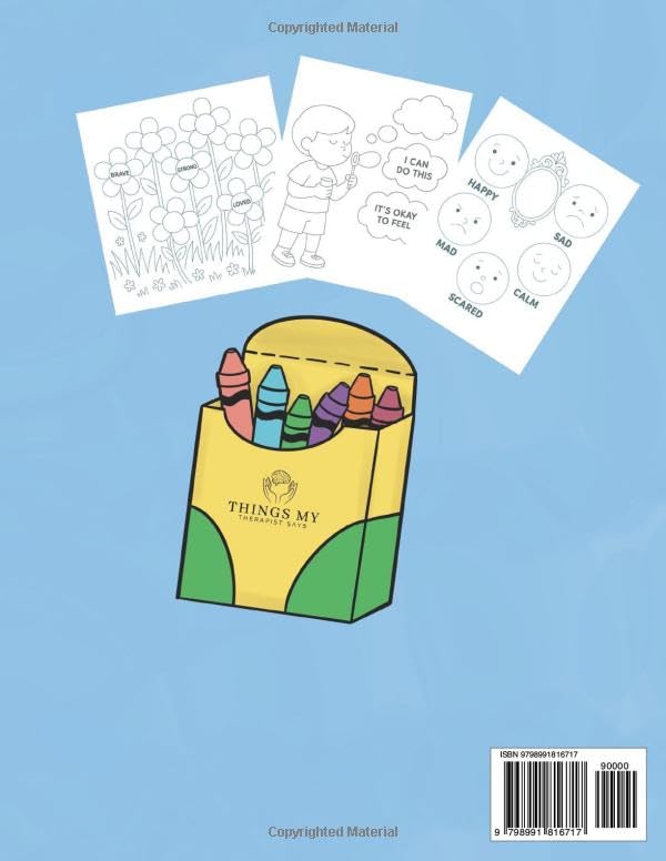 Color My Calm: Big Feelings, Brave Hearts: A Therapeutic Coloring Book to Help Kids Ages 5–9 Navigate Big Emotions with Creativity and Calm image 3