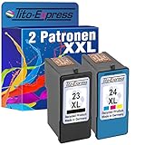 und alle Drucker, die laut Betriebsanleitung Lexmark 23 & 24 verwenden.