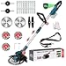 Produktbild Hengriacly Akku Rasentrimmer für Makita Akku 18V(MAX 21V), 2-in-1 Rasenkantenschneider, Bürstenloser Motor, Freischneider mit Unkrautbürste, 90° Drehbarer, 23 cm Schnittkreis(ohne Akku & Ladegerät)