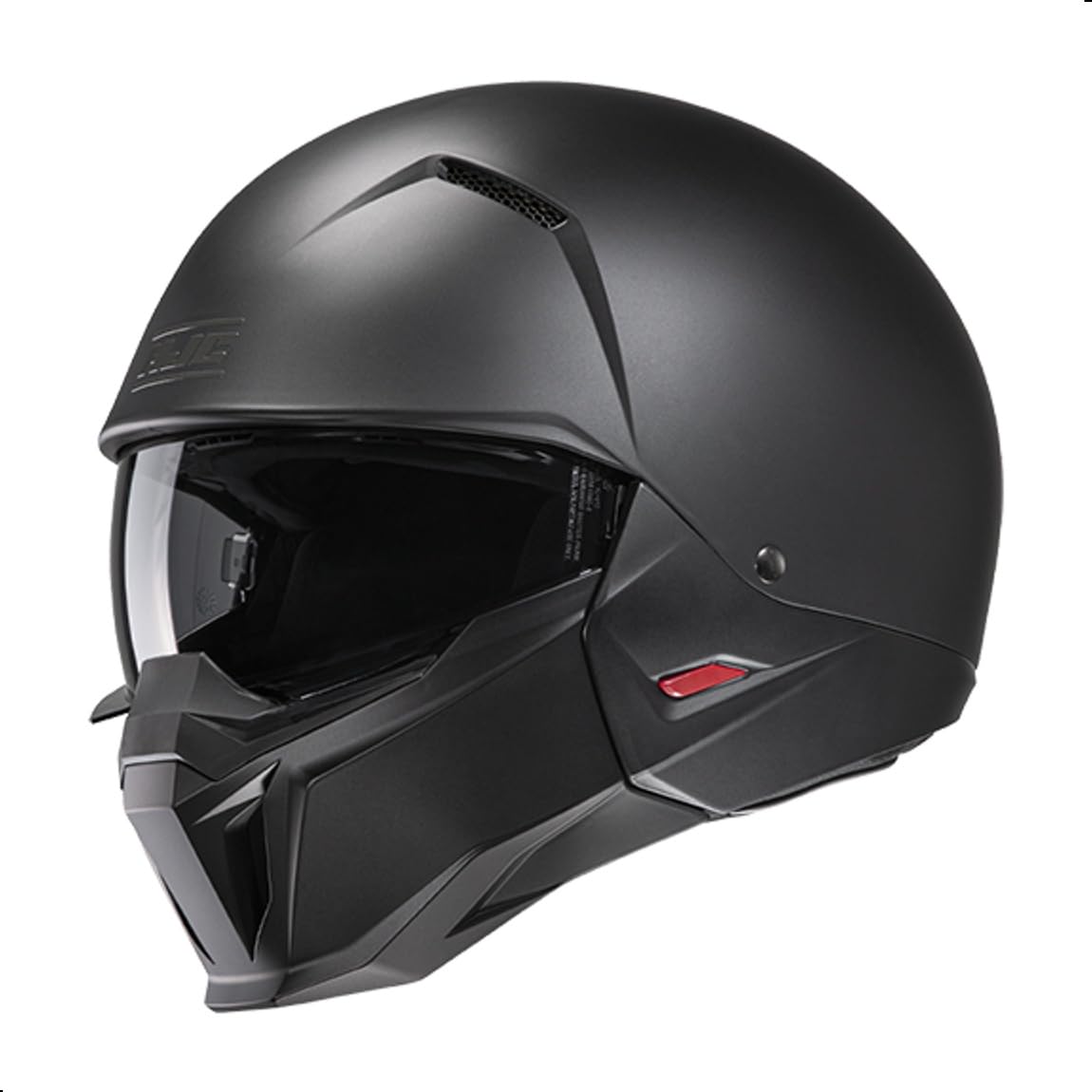 HJC i20 Solid Open Face Motorcycle Helmet, DOT Approved (Semi Flat Black, X-Large) : Automotive
