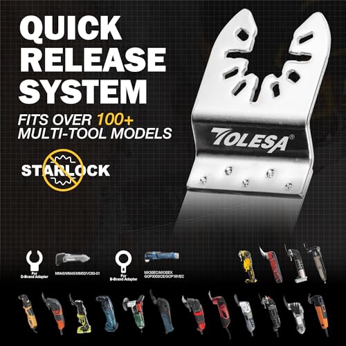 TOLESA Oscillating Multi Tool Swing Diamond Blades, Diamond Oscillating Tool Blade, Mortar Cutting Saw Blades for Grout Removal (TOSD58), 3-Pack 7 TOLESA Oscillating Multi Tool Swing Diamond Blades, Diamond Oscillating Tool Blade, Mortar Cutting Saw Blades for Grout Removal (TOSD58), 3-Pack - Image 7