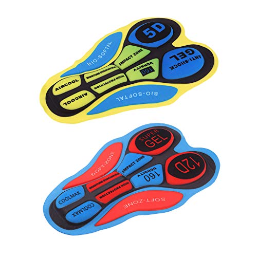 Tongina Almofada de Esponja de Gel para Ciclismo Calça Esportiva Calça Almofada de Equitação Proteto