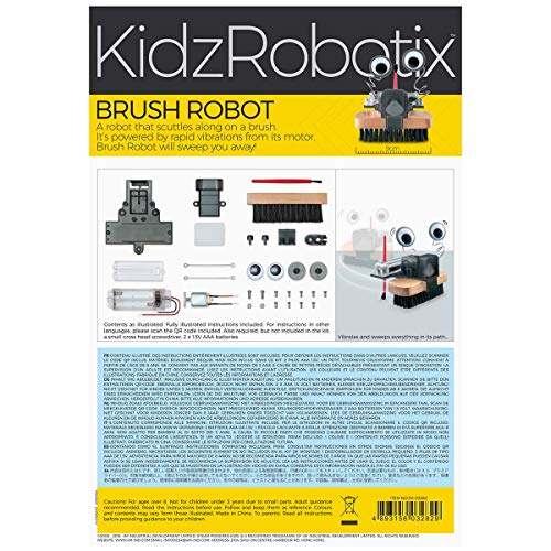 image for 4M 4574 Brush Robot DIY Science Engineering Robotics Kit - Educational