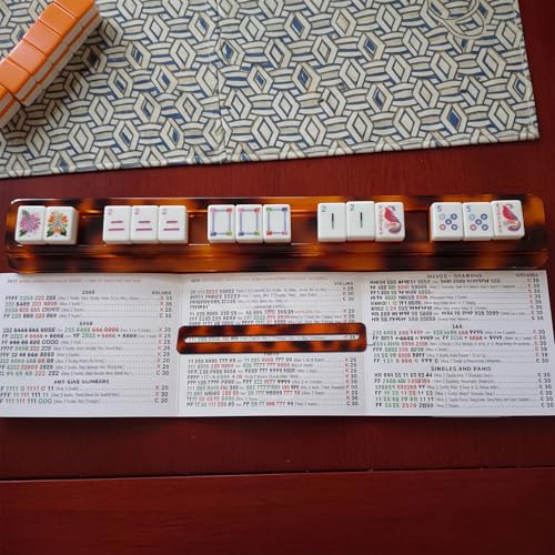 Lector de Línea para Mahjong 4 Piezas Color Marrón miniatura 3