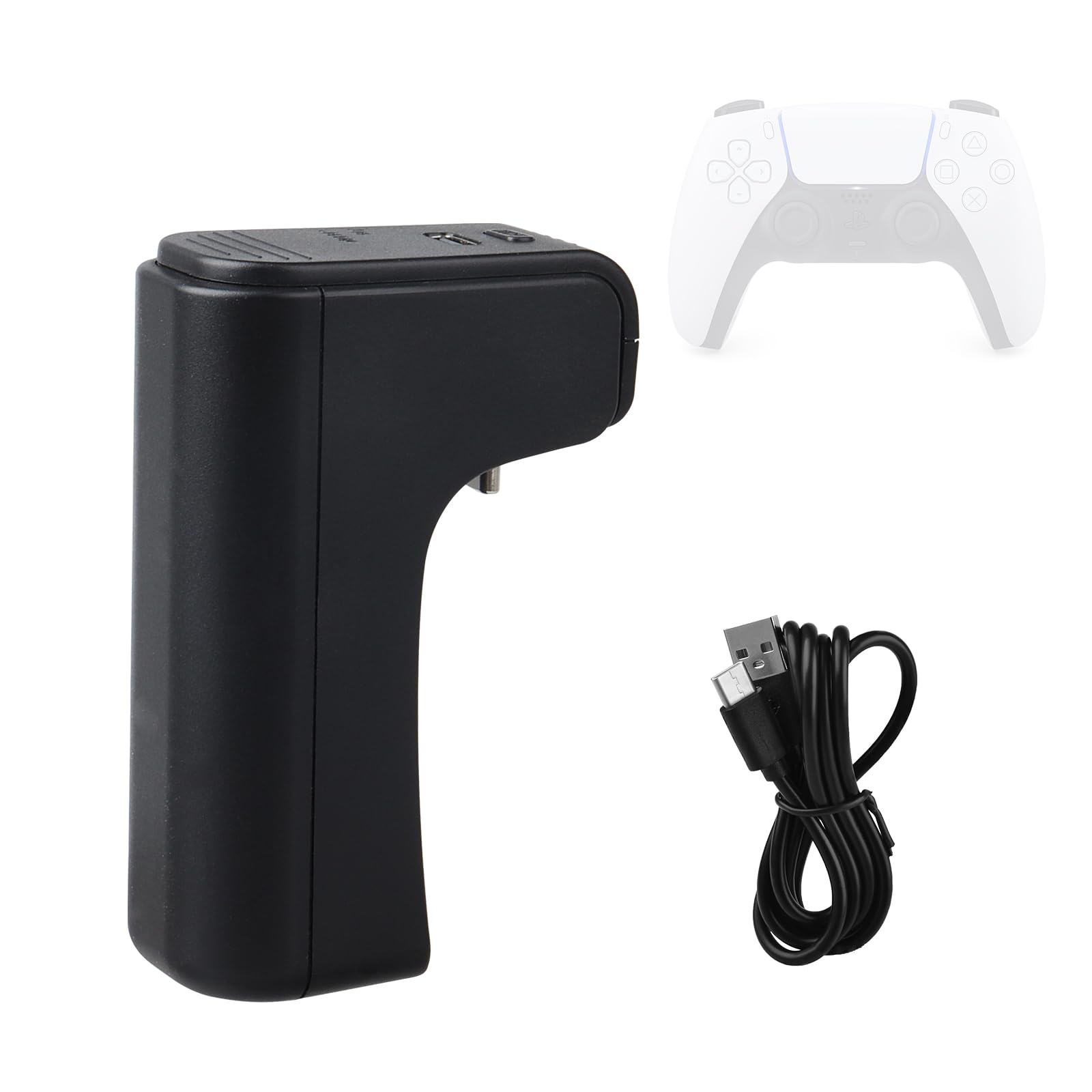 3500mAh e 5V Batteria per Controller Wireless Sony PS5, Li-Ion Ricaricabile per Playstation 5 DualSense, Batteria Portatile Ricaricabile, Gioca Durante la Ricarica (Cavo TYPE-C)