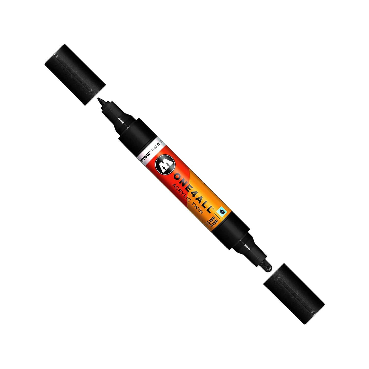 One4All Acrylic Twin Marker 180 - Signal Black