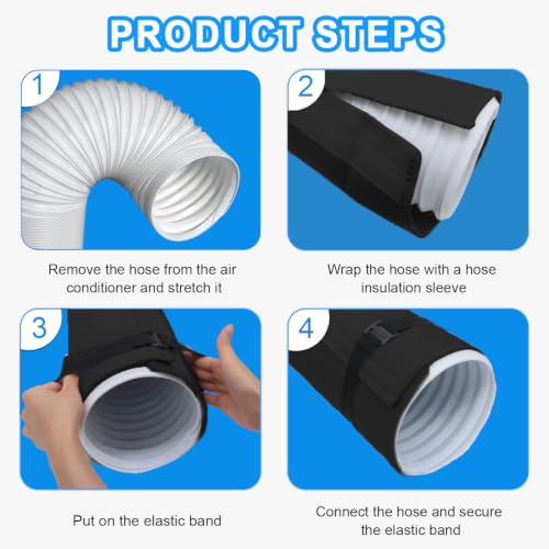 Cubierta de manguera de aire acondicionado para mantener tu hogar fresco y confortable 5