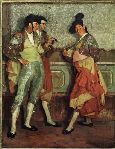 Tableau Toile Ignacio Zuloaga peinture décorative affiches d'art mural 60x90cm