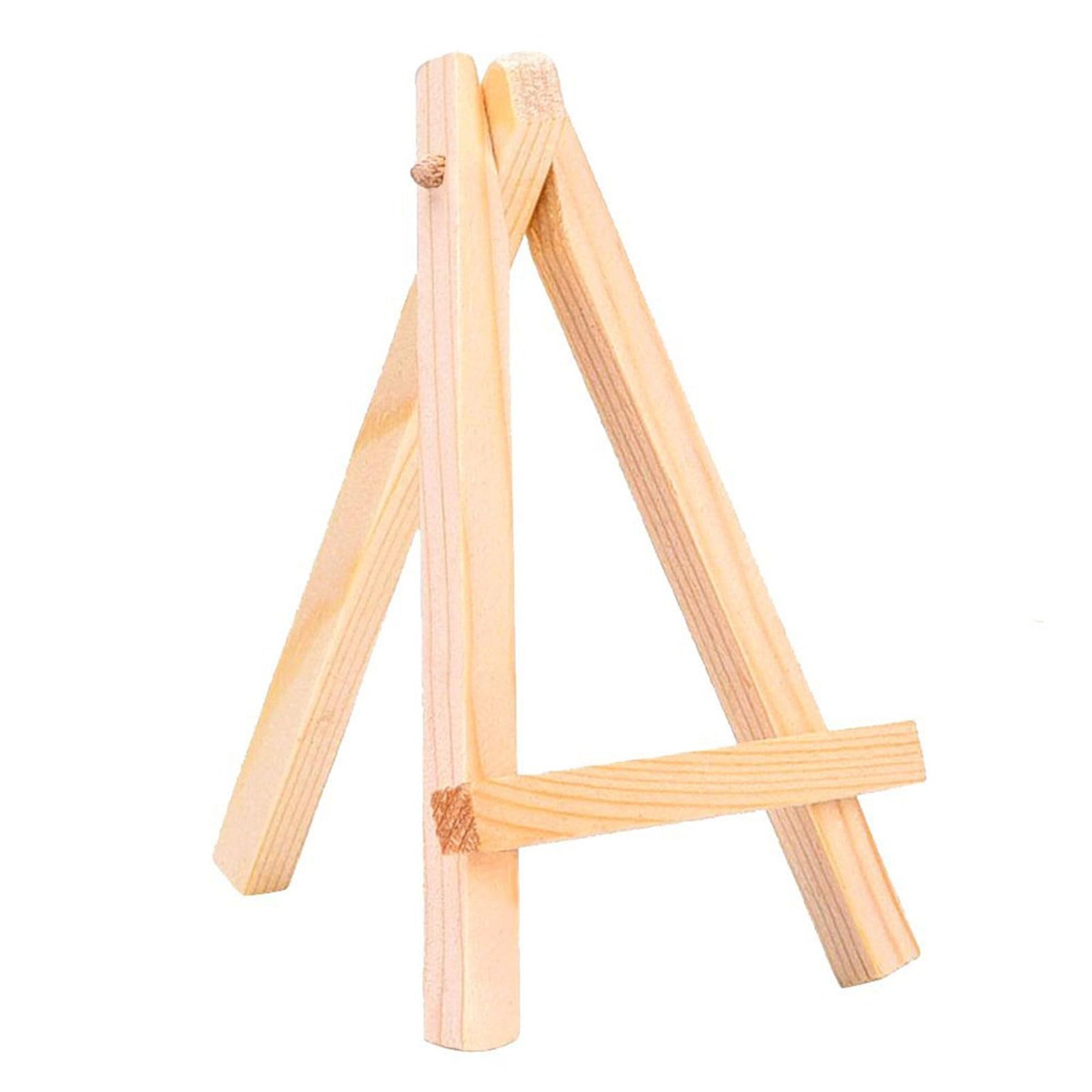 6 Mini Cavalletti Da Tavolo AHAQU In Legno Di Pino, 20x28 Cm, A Forma Di A, Per Foto, Disegno, Decorazioni Fai Da Te