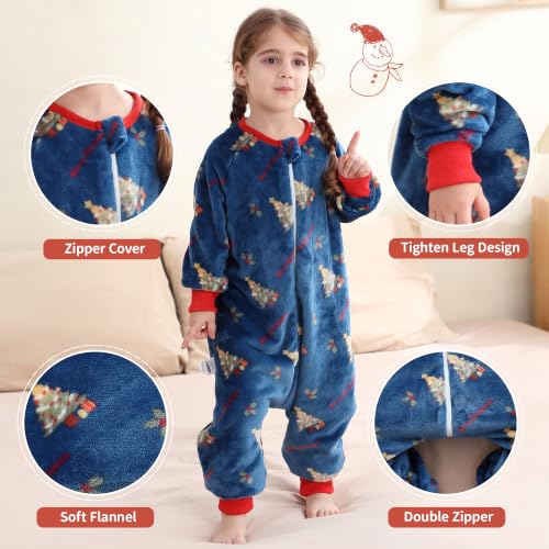 Image of MICHLEY Flannel Sleeping Sack,Baby Sleeping Bag Wearable Blankets 9M-6Y