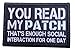 You Read My Patch Morale Patch Removable Hook and Loop for Molle Gear, Operator Hat, Rucksack, Pack Bag, Backpack, Made in The USA