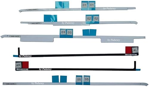 Padarsey (076-1416, 076-1422, 076-1437) Kit de cinta adhesiva de repuesto para pantalla LCD para iMac 21.5" A1418 (finales de 2012-Retina 4K a