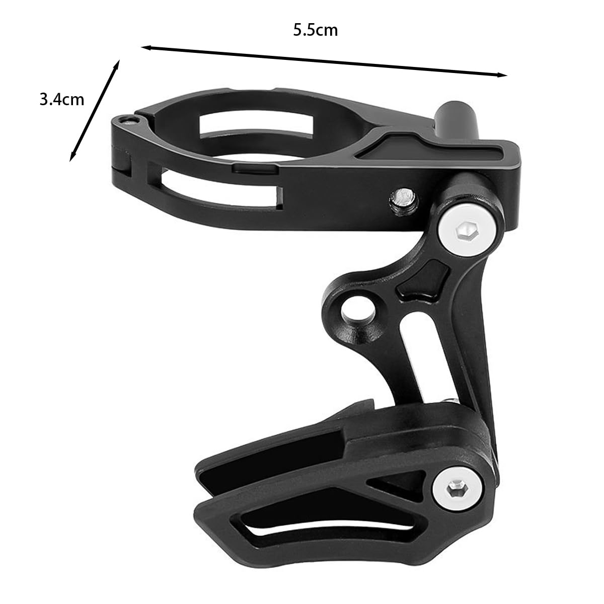 Prostownik łańcucha rowerowego z pojedynczą tarczą łańcucha rowerowego z ochroną łańcucha rowerowego górskiego aluminiowy napinacz łańcucha akcesoria MTB