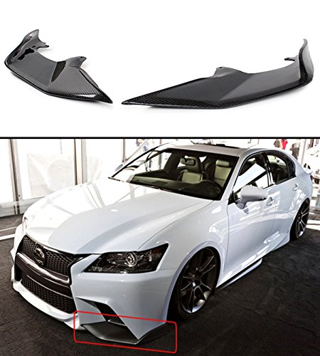 2 Pc Jdm Carbon Fiber Front Bumper Splitter Lip Compatible With For 13 15 Lexus Gs350 F Sport Buy Online In Cyprus At Desertcart Com Cy Productid 1329