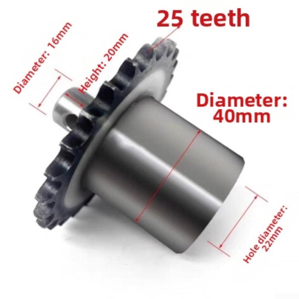 Roue dentée en métal robuste pour machine KDT Homag Métal robuste (A set)