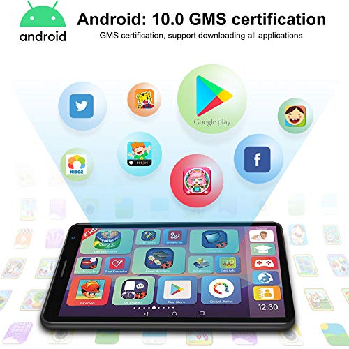 Tablet-para-Ninos-con-WiFi-80-Pulgadas-3GB-RAM-32GB128GB-ROM-Android-100-Pie-Certificado-por-Google-GMS-16Ghz-Tablet-Infantil-Quad-Core-Bateria-5000mAh-Tablet-PC-Netflix-Juegos-EducativosNegro
