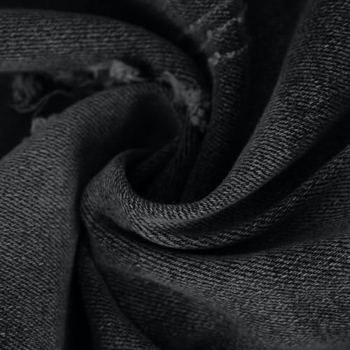 Mens Jeans Fashion Ripped Frayed Pants Guys Hip Hop Club Streetwear Slim Fit Vintage Washed Denim Trousers Stretchy2