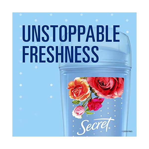 Secret Invisible Solid Antiperspirant and Deodorant, Rose Scent, 2.6 oz - Image 5