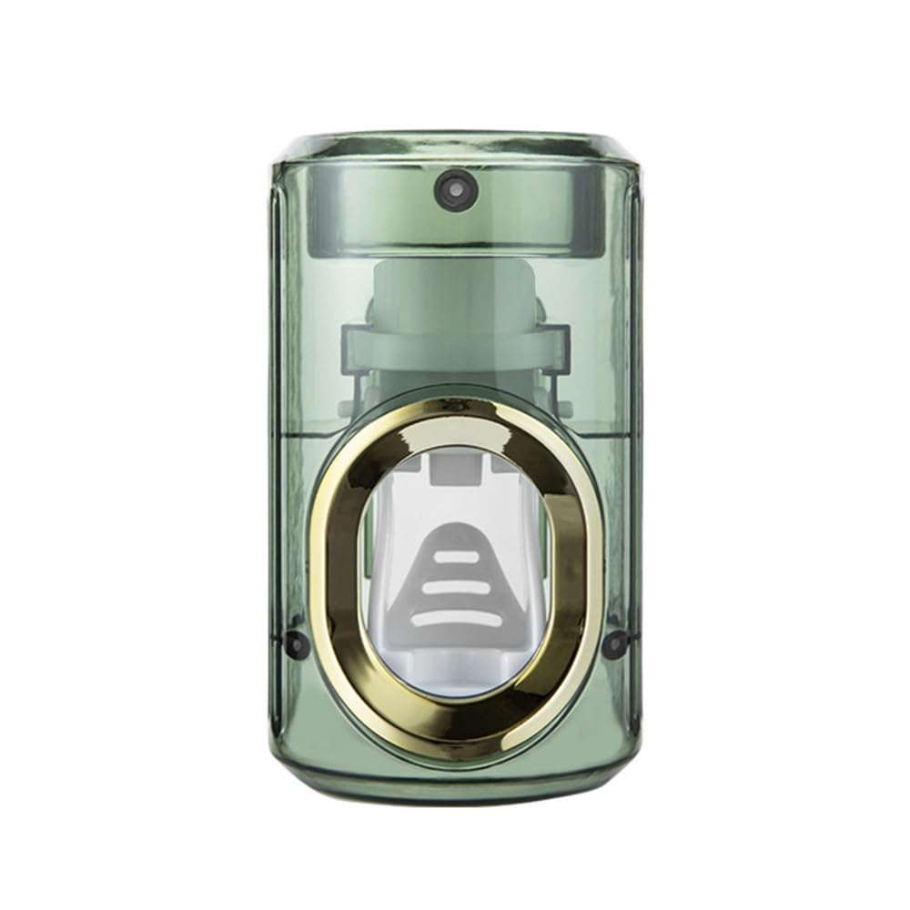 Dongker 1Pcs Green Automatic Toothpaste Dispenser,No-Hole Installations Toothpaste Squeezer Wall Mounted For Home Bathroom
