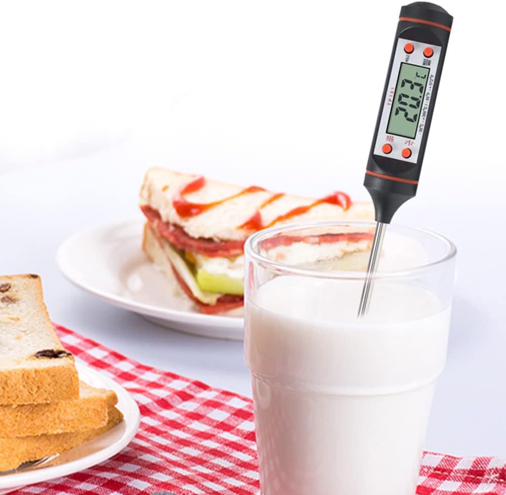 review Honohil Meat Thermometer Digital for Grill and Cooking, Kitchen Food Candy Ovne BBQ Grill Thermometer for Smoker with Stainless Steel Probe Instant Read