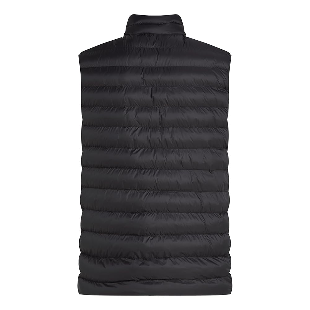 Tommy Hilfiger Męska kamizelka z recyklingu MW0MW39989, czarna, M, czarny (czarny), M